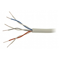 Telefonledning 3x2x0,5 mm² - grå - Per. meter