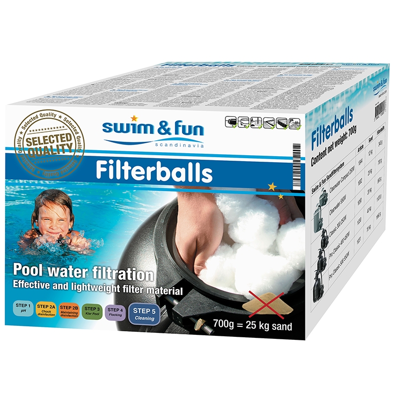 Filterballs 700 gr.