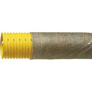 Eurodrain 50/42 mm PVC-drænrør m/1,2 x 5 mm slids og filt, 50 m