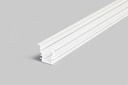 DIOFLEX Hvid alu profil DEEP10 C/UX 2m 23,4x19mm