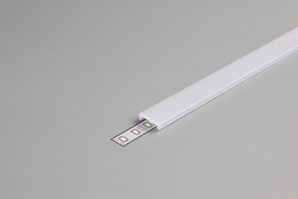 DIOFLEX Afdækning C opal f/alu profil 2m