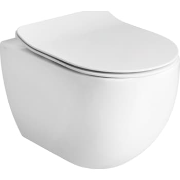 Glomp Mini væghængt toilet Norim, uden sæde, hvid