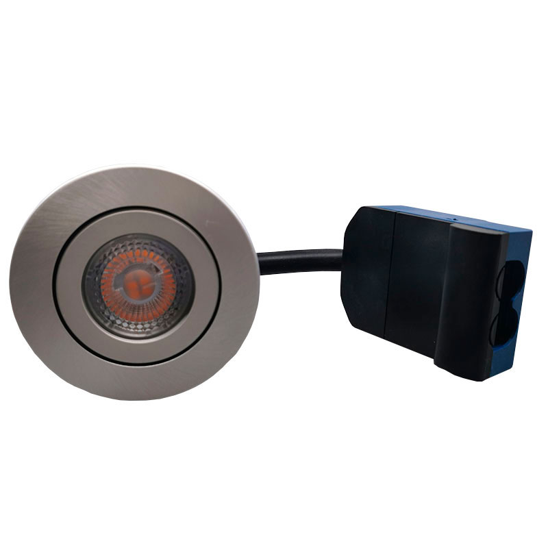 LED spot til udendørs m. 5W pære - alu