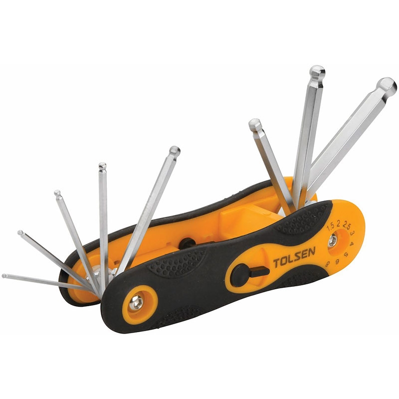 6-kantsnøglesæt, 8 stk. 1,5-8 mm.