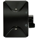 Sikkerhedsafbryder, sort 16A 2-pol+N+J