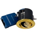 BLUE-DL Indbygningsspot m, GU10 fatning G2 - Messing