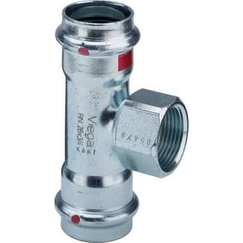 22 x 1/2" x 22 mm Prestabo tee