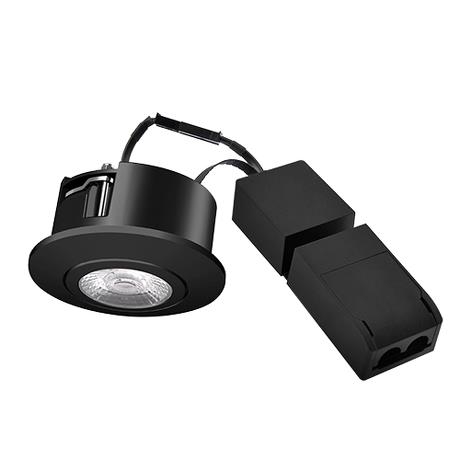 DIOSPOT 40 mat sort rund 6W 930 450lm 38°