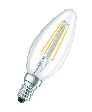 OSRAM LED STAR+ ClickDIM kerte 4W/827 (40W) E14 filament klar (470 lm)