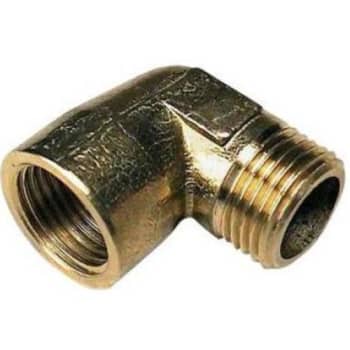 1" Vinkel 90° muffe/nippel, messing afzinkningsfri