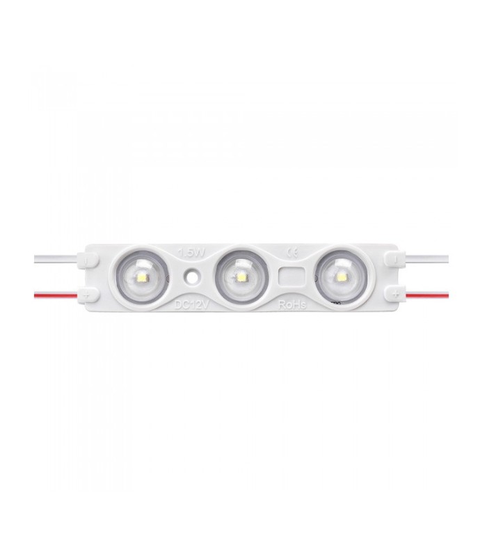 Vandtæt LED modul - 1,5W 3000k, IP67, Perfekt til skilte og special løsninger