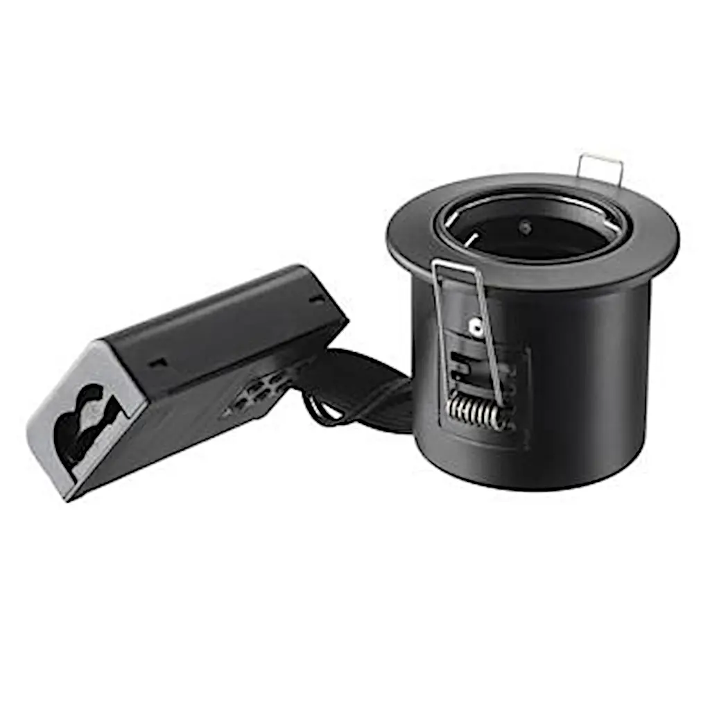 Indbygningsspot 230 v GU10 Max 7W Led Sort