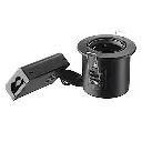 Indbygningsspot 230 v GU10 Max 7W Led Sort