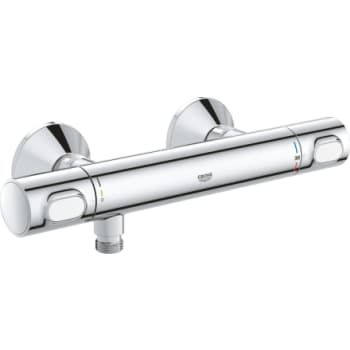 GROHE Precision Flow termostat bruser væg udv, krom