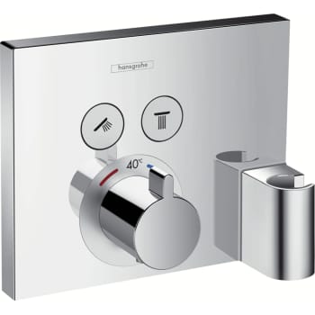 Hansgrohe ShowerSelect Termostatarmatur m/bruseholder til indbygning, krom