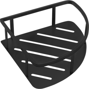 Hjørnehylde, mat sort