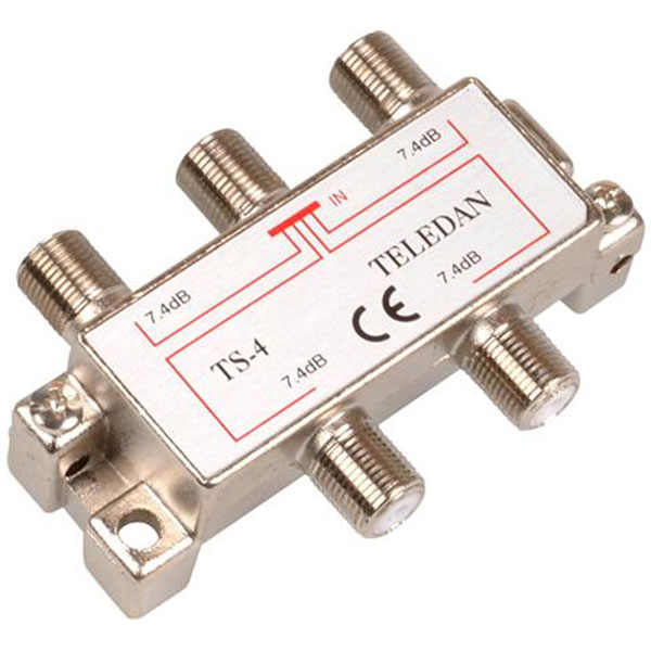 Antennefordeler, 4 udgange