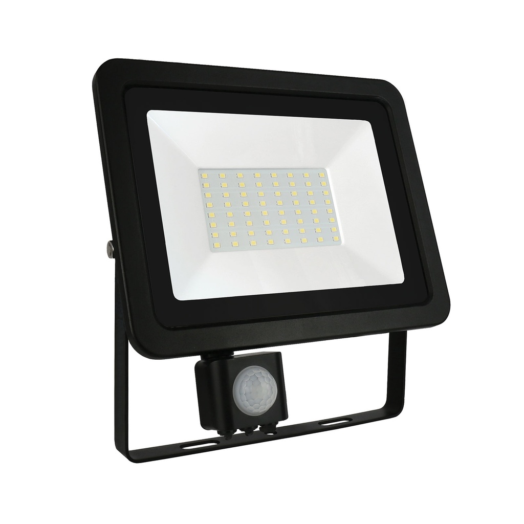 50W LED projektør m. sensor 4000K 3850 Lumen
