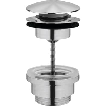 NICO push-up bundventil 1 1/4" rustfri stål, kort