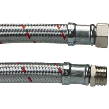 Kedelslange 3/4" x 500 mm med nippel 10 bar