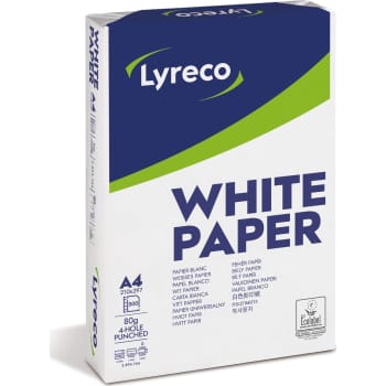 Printerpapir, A4, 80 g, med hul, 500 ark