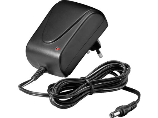 Netadapter - 12Vdc / 18W (1,5A), Sort (5,5x2,5mm)