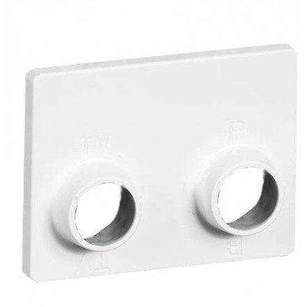 Opus66 Afdækning til antenneudtag TV/R hvid