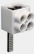 Tilgangsklemme 2x16mm2  1 pol