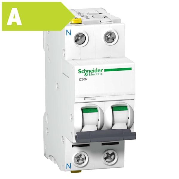 Automatsikring iC60N B 1P+N 25A 6KA
