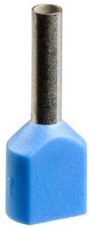 Ledningsafslutning dobbelt 0,75MM2 5 poser a 100 stk