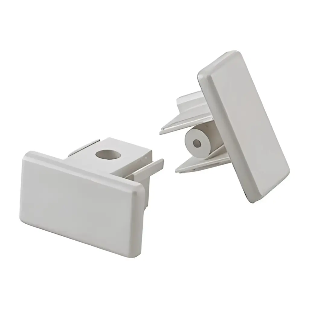 Square 1F 230V Endestykke - Hvid