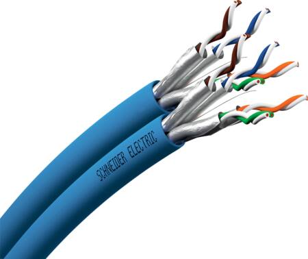 CAT6A U/FTP 2X4P 500M DCA BLÅ