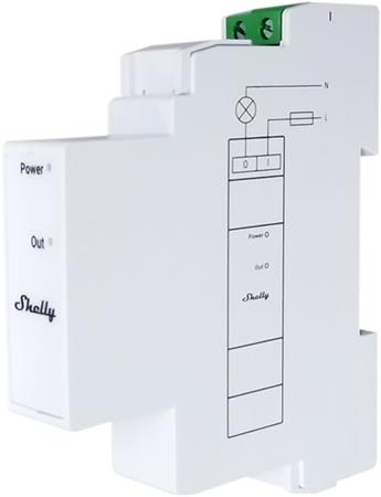 Shelly Pro 3EM Switch Tilføjelse - 2A Potentialefrit Relæ til 230V