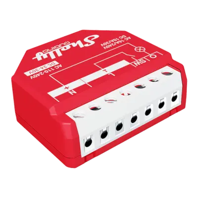 SHELLY QUBINO WAVE 1PM - Z-WAVE 16A RELÆ