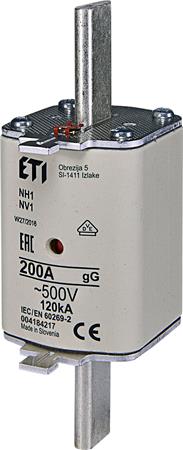 SIKRING NH1 200A GG 500V