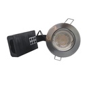 Pro indbygningsspot m 4W LED pære 3000K - Børstet