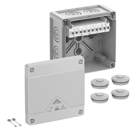 Forgreningsdåse Abox Pro 060-6mm² grå