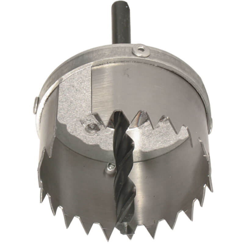 Hulsav med holder til gips og træ, 57 mm