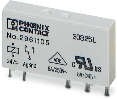 ENKELTRELÆ - REL-MR- 24DC/21