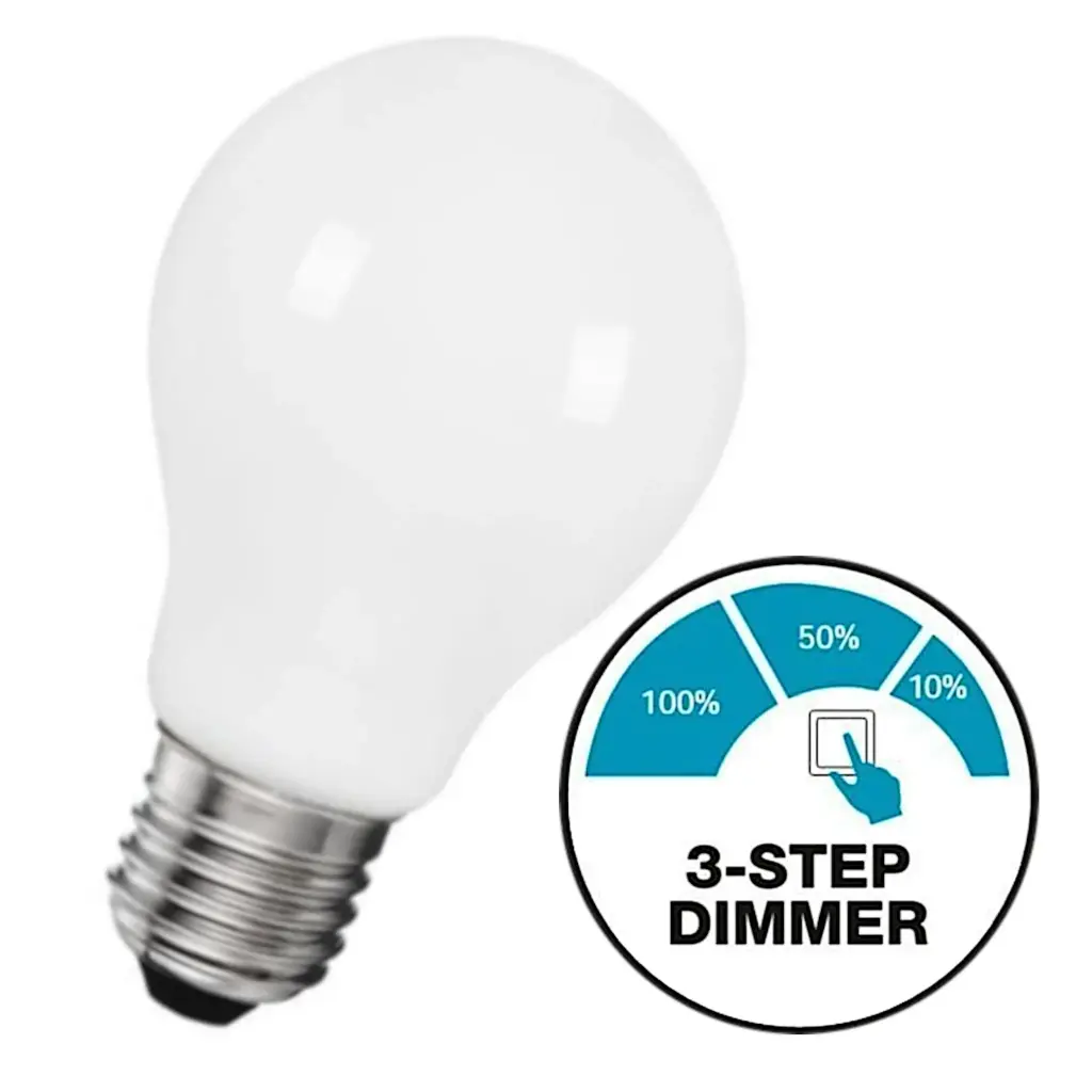 Diolux NORMA60 6W E27 806Lm 3-trins dæmpbare LED