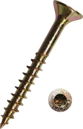 SPUNSKRUE UH T20 4,0X30MM GULDKROMAT