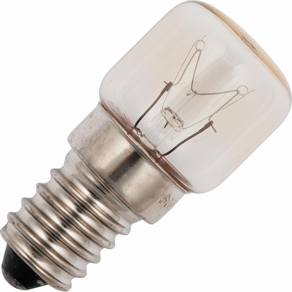 Køleskabspære E14 15W 230V klar