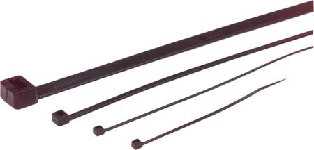 Kabelbinder T50L 4,6X390, sort 100 stk