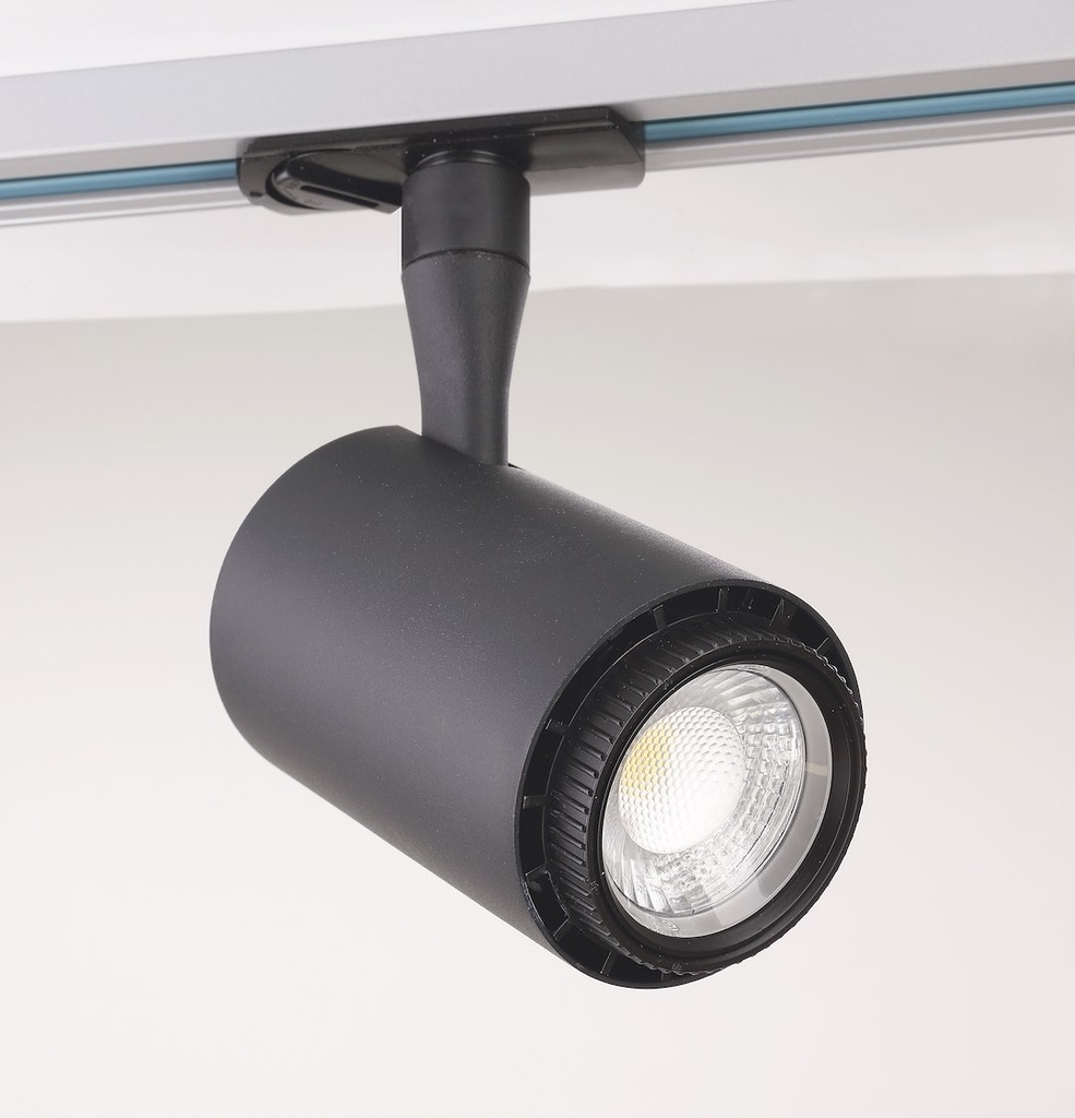 VELO LED TRACK LIGHT, 1-FASET, SORT, 13W, 230V