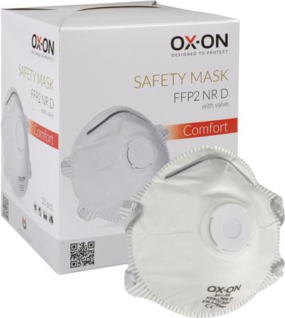 STØVMASKE MED VENTIL FFP2NR D