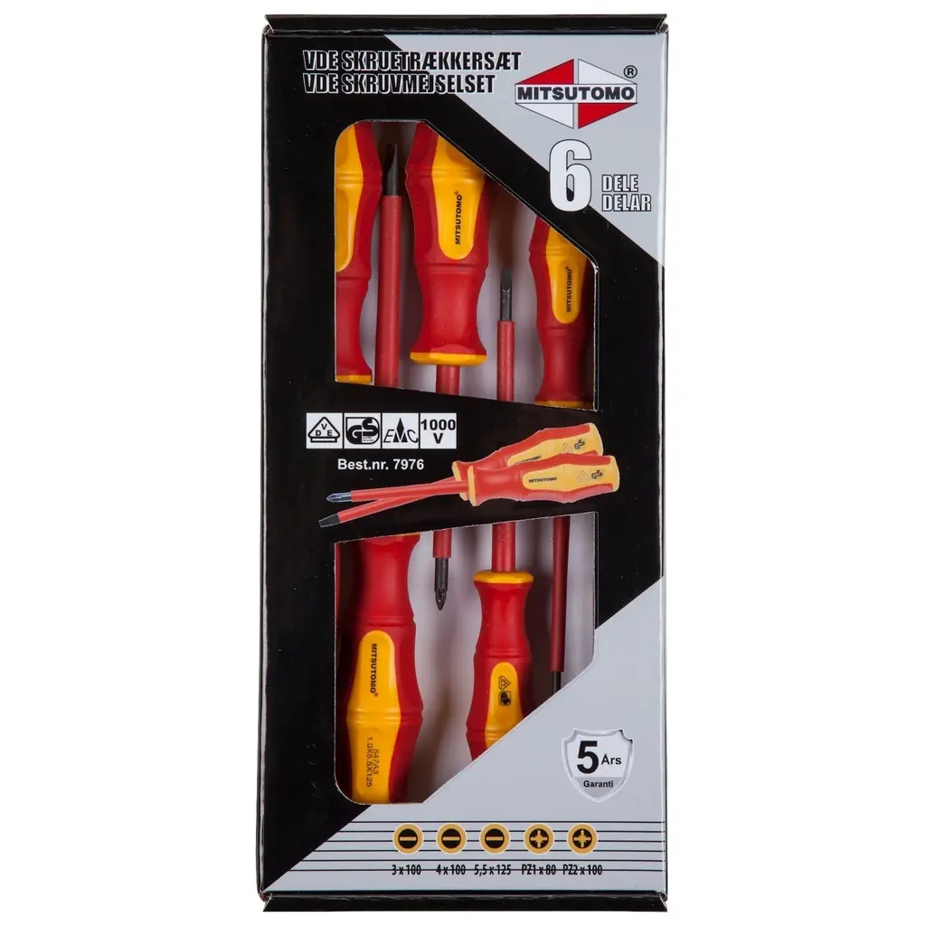 SKRUETRÆKKER 6 DELE