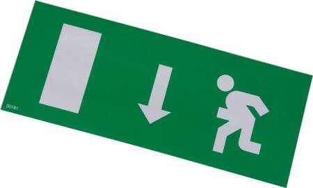 FLUGTVEJSSKILT SELVLYSENDE NED 10,5M