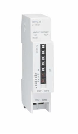 TIMETÆLLER DIN 230V 0-99999 18