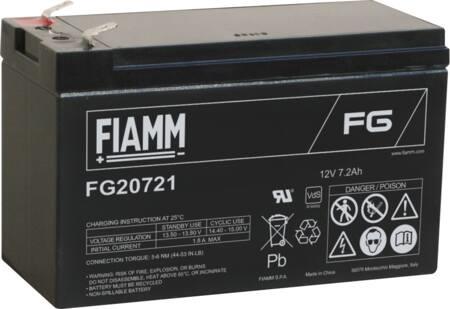 FIAMM blybatteri 12V/7,2AH