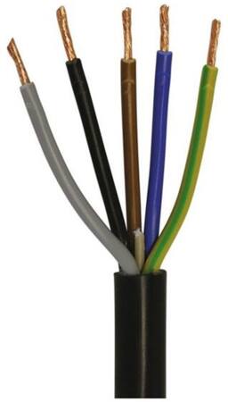 LEDNING 5G1,5 H05VV-F SORT. R50